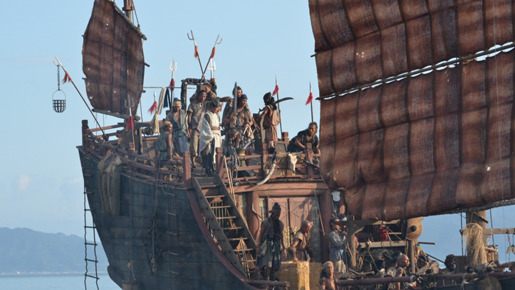 NHK大河ドラマ「平清盛」広島県・呉での海上ロケ