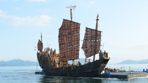 NHK大河ドラマ「平清盛」広島県・呉での海上ロケ