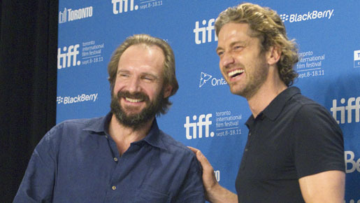 ジェラルド・バトラー レイフ・ファインズ  -(C) Reuters/AFLO