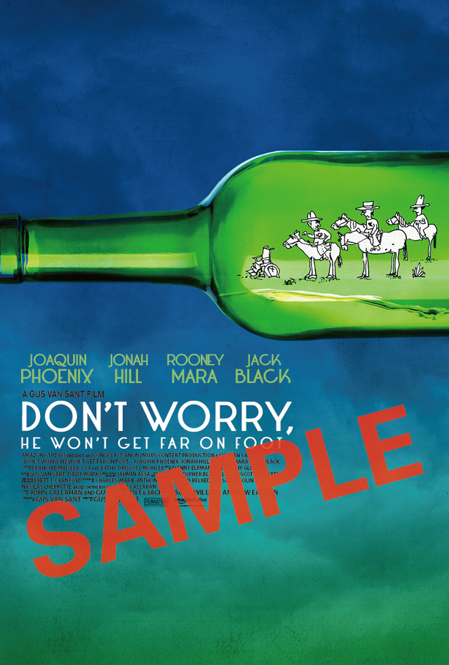 『ドント・ウォーリー』特典ポストカード（C）2018 AMAZON CONTENT SERVICES LLC