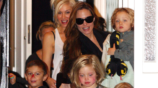 グウェン・ステファニー宅を訪れたアンジェリーナ・ジョリーと子供たち -(C)Splash/AFLO