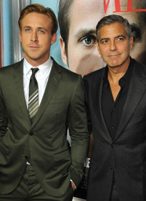 27日、『THE IDES OF MARCH』のプレミア上映にて -(C) Everett Collection/AFLO