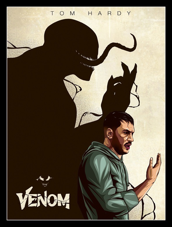 『ヴェノム』封入特典限定ポストカード　（C）2018 Columbia Pictures Industries, Inc. and Tencent Pictures (USA) LLC. All Rights Reserved. | MARVEL and all related character names: （c） & TM 2019 MARVEL.