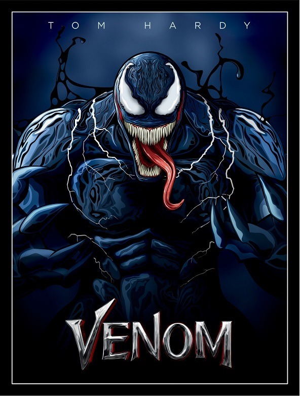 『ヴェノム』封入特典限定ポストカード　（C）2018 Columbia Pictures Industries, Inc. and Tencent Pictures (USA) LLC. All Rights Reserved. | MARVEL and all related character names: （c） & TM 2019 MARVEL.