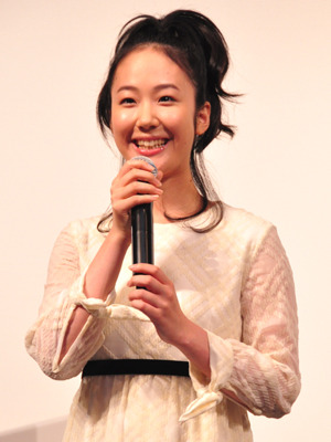 『東京オアシス』完成披露試写会での舞台挨拶