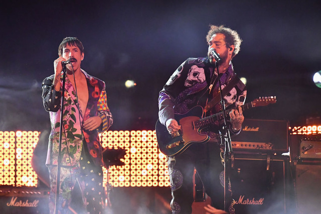 ポスト・マローン＆レッド・ホット・チリ・ペッパーズ　（C）Getty Images