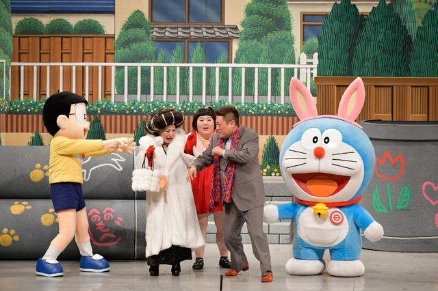 『映画ドラえもん　のび太の月面探査記』吉本新喜劇にサプライズ出演（C） 藤子プロ・小学館・テレビ朝日・シンエイ・ADK 2019