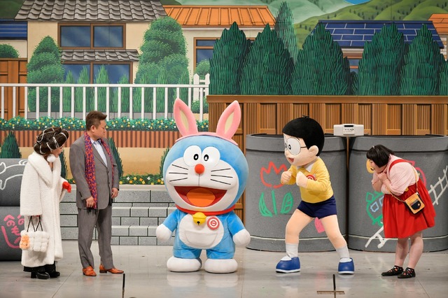 『映画ドラえもん　のび太の月面探査記』吉本新喜劇にサプライズ出演（C） 藤子プロ・小学館・テレビ朝日・シンエイ・ADK 2019