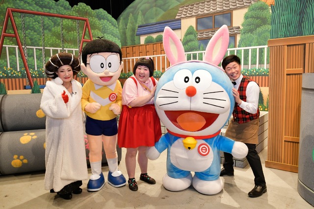 『映画ドラえもん　のび太の月面探査記』吉本新喜劇にサプライズ出演（C） 藤子プロ・小学館・テレビ朝日・シンエイ・ADK 2019