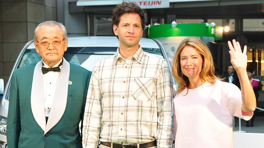 クロージング作品『マネーボール』ベネット・ミラー監督（中央）