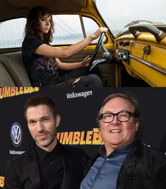 ヘイリー・スタインフェルド＆トラヴィス・ナイト監督＆ロレンツォ・ディ・ボナヴェンチュラ『バンブルビー』(C)2018 Paramount Pictures. All Rights Reserved. HASBRO, TRANSFORMERS, and all related characters are trademarks of Hasbro. (C)2018 Hasbro. All Rights Reserved.
