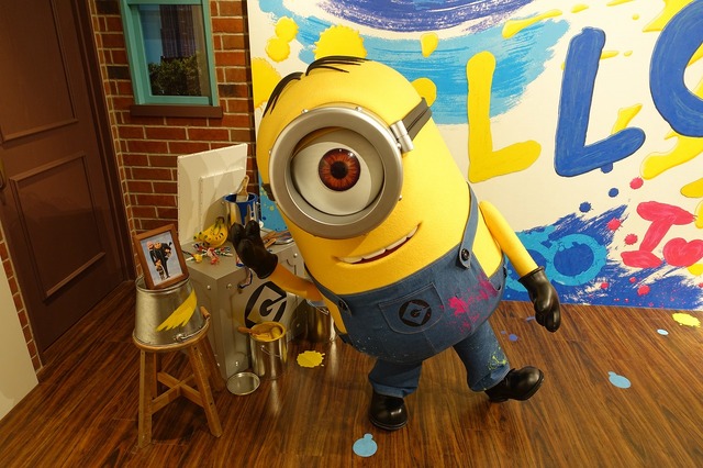 新グリーティング施設のミニオン☆画像提供：ユニバーサル・スタジオ・ジャパンTM & (C) Universal Studios.All rights reserved.
