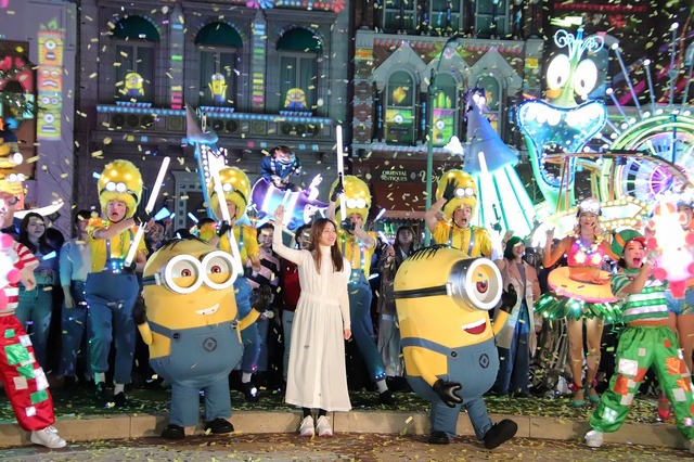 Usj 石原さとみがパーク降臨 春の新生2大アトラクションを満喫 Cinemacafe Net