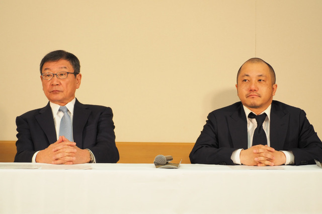 多田憲之氏、白石和彌監督／『麻雀放浪記2020』公開に関する記者会見