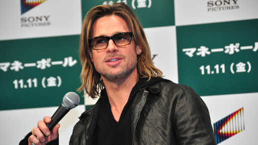 『マネーボール』ブラッド・ピット会見