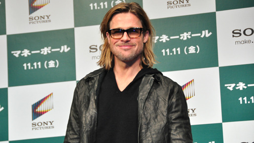『マネーボール』ブラッド・ピット会見