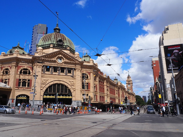 メルボルン「フリンダースストリート駅」