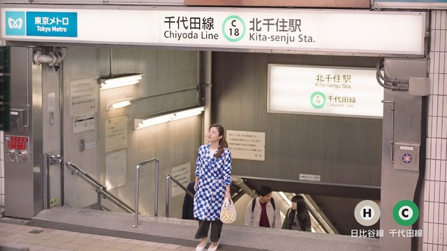 東京メトロ「Find my Tokyo.」北千住