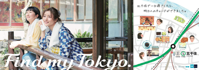 東京メトロ「Find my Tokyo.」北千住・ポスター
