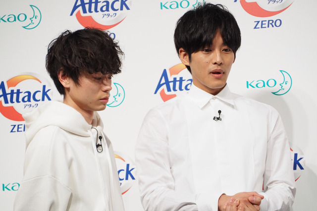 松坂桃李、菅田将暉／「アタックZERO 新CM発表会」