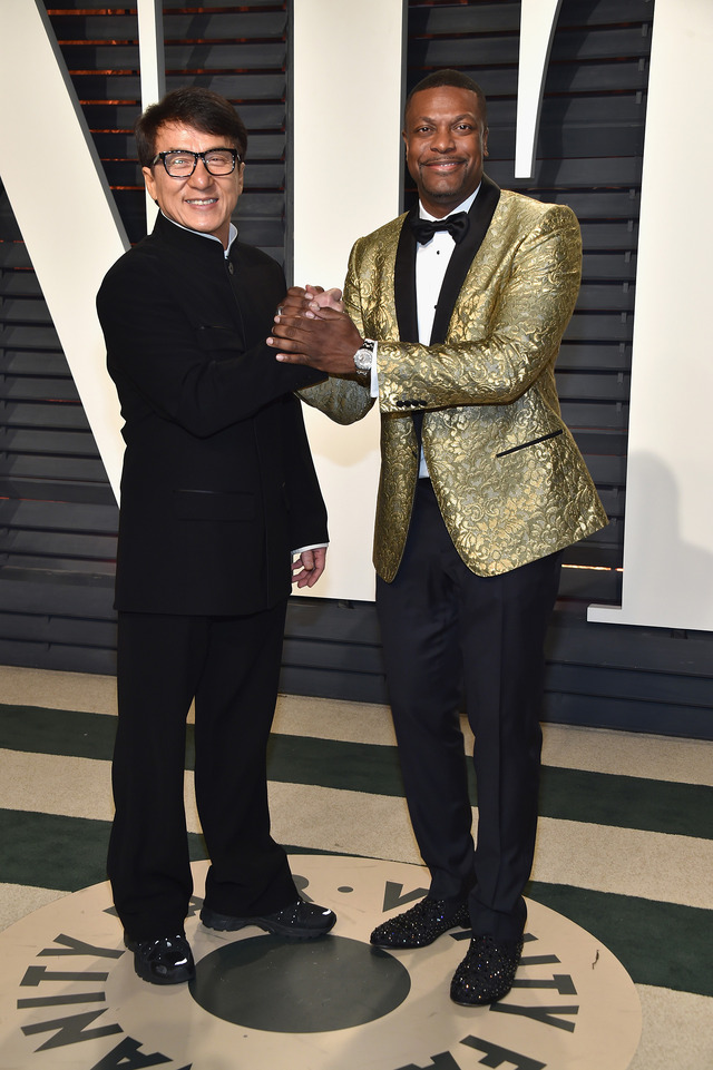 ジャッキー・チェン＆クリス・タッカー-(C)Getty Images
