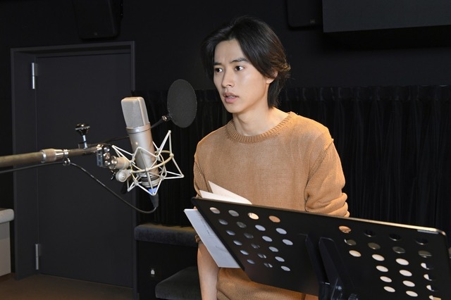 『二ノ国』山崎賢人/アフレコのようす (C) 2019 映画「二ノ国」製作委員会