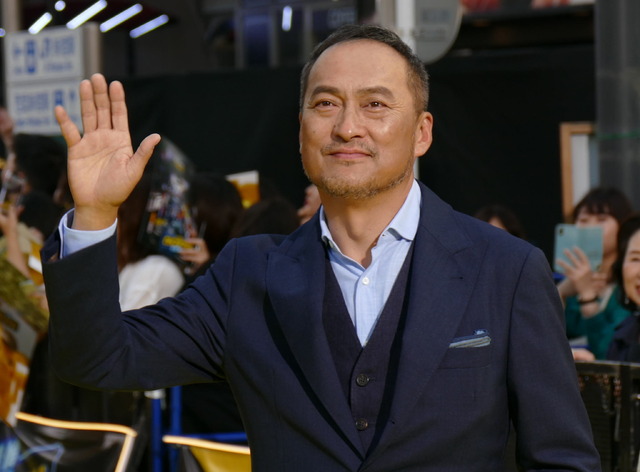 映画『名探偵ピカチュウ』ワールドプレミア“稲妻”イエローカーペット渡辺謙