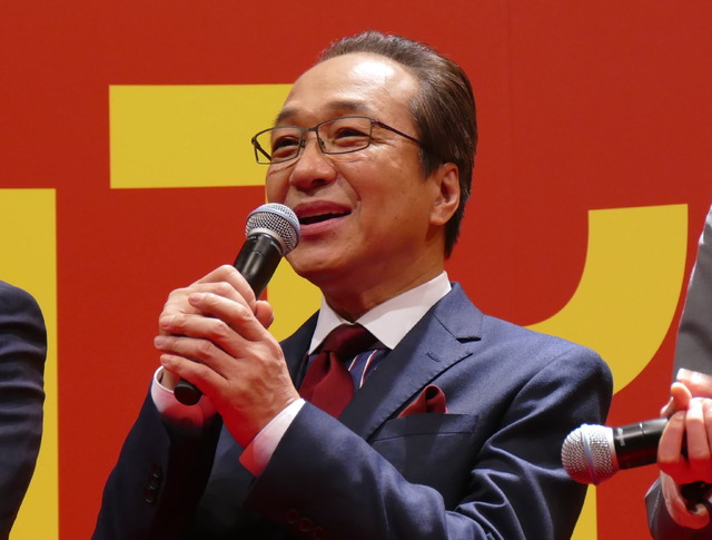 小日向文世　劇場版『コンフィデンスマンJP』完成披露試写会