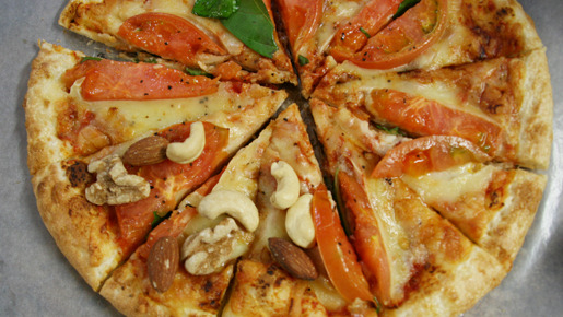ピザ×ミックスナッツ