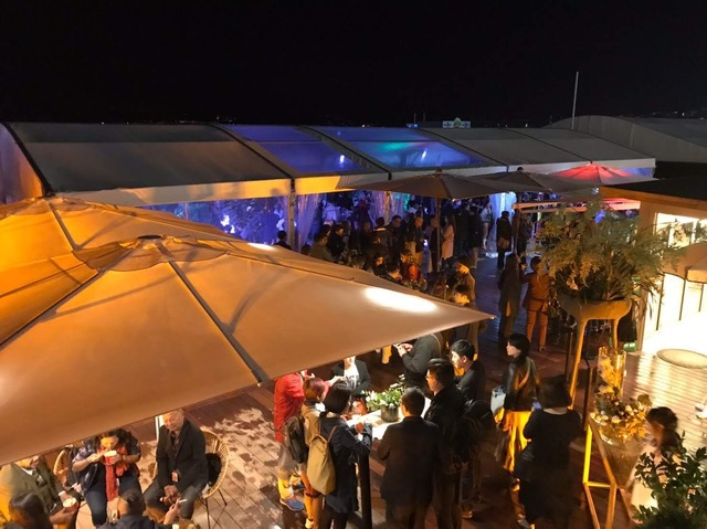 韓国のKOREAN NIGHTパーティー。辛ラーメンが食べられました