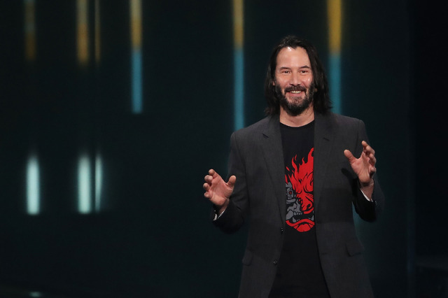 キアヌ・リーブス「Xbox E3ブリーフィング」  (C) Getty Images