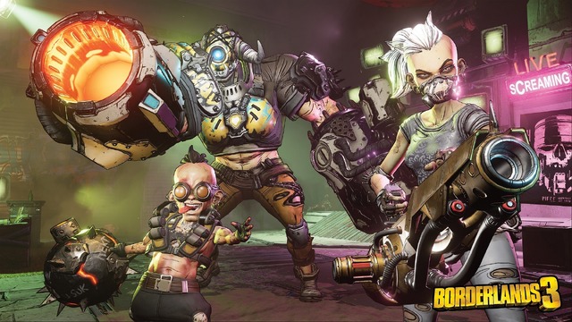 「ボーダーランズ3」（C） 2019 IPerion, LLC. Published and distributed by 2K. Gearbox and Borderlands, and the Gearbox Software and Borderlands logos, are registered trademarks, all used courtesy of Gearbox Software, LLC. 2K and the 2K logo are trademarks of Take-Two Interactive Software, Inc. All rights reserved.