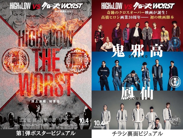 『HiGH＆LOW THE WORST』（C）2019 高橋ヒロシ(秋田書店) / 「HiGH&LOW」製作委員会