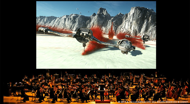「スター・ウォーズ シネマ・コンサート」『最後のジェダイ』イメージ　（C） 2019 & TM LUCASFILM LTD. ALL RIGHTS RESERVED （C） DISNEY Presentation licensed by DISNEY CONCERTS in association with 20th   Century Fox, Lucasfilm LTD.and Warner/Chappell Music