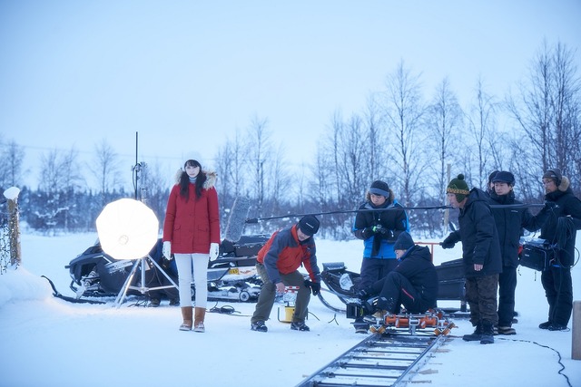 『雪の華』メイキング　（C）2019 映画「雪の華」製作委員会