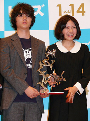 『ヒミズ』完成披露試写会にて