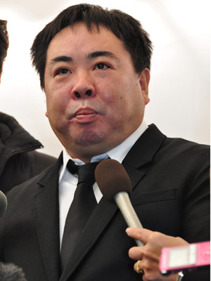 12月24日、森田芳光監督の葬儀・告別式にて