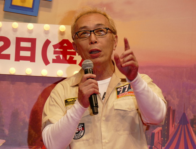 ディズニー／ピクサー最新作「トイ・ストーリー4」来日イベント　バズ役の所ジョージ