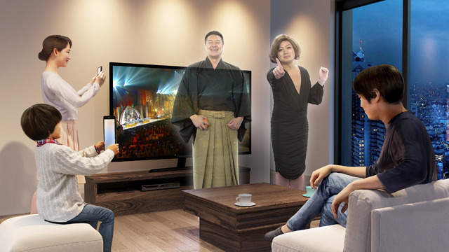 スマホをかざすとアーティストが部屋にやってくる!?「THE MUSIC DAY AR」