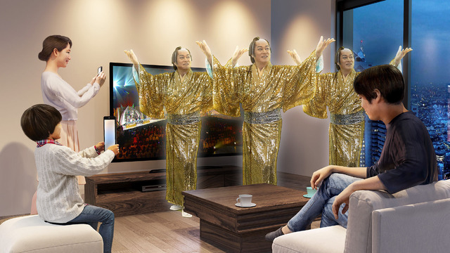 スマホをかざすとアーティストが部屋にやってくる!?「THE MUSIC DAY AR」