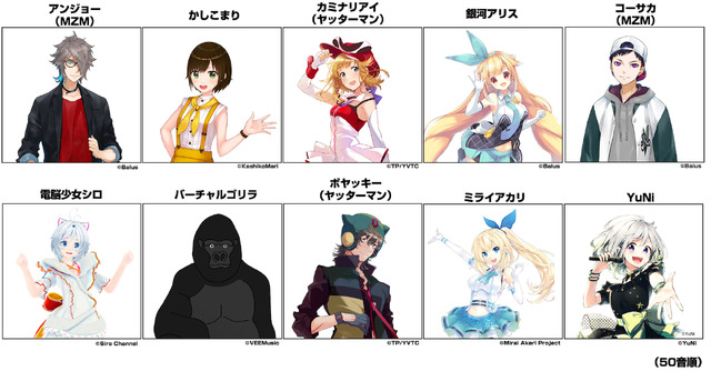 「VTuberリレー企画」