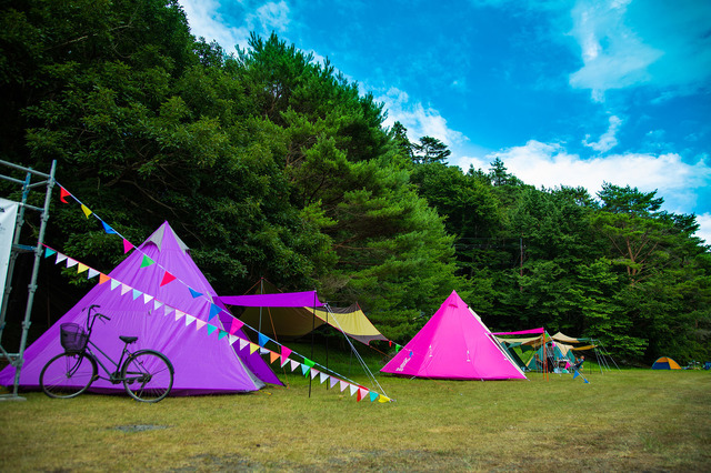 「富士　湖畔の映画祭」昨年の様子