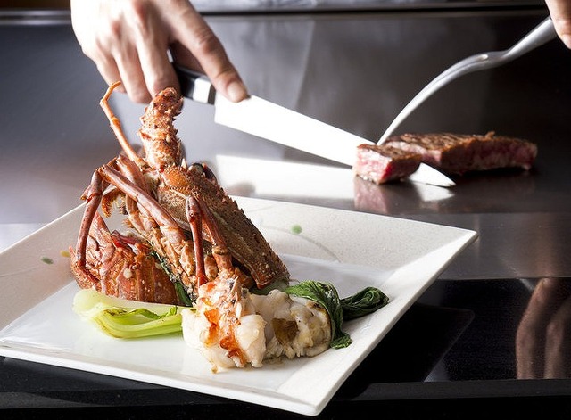 イセエビと米沢牛と22階の絶景！贅沢鉄板焼ランチ浦安ブライトンホテル☆