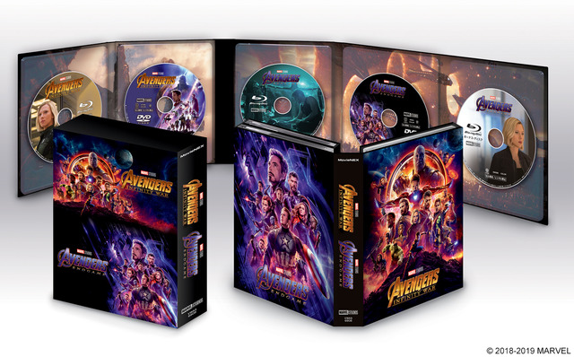 『アベンジャーズ／エンドゲーム＆インフィニティ・ウォーMovieNEXセット』　（C） 2019 MARVEL