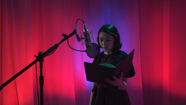 【声優怪談】黒いプロフィール_場面写真_桑島法子