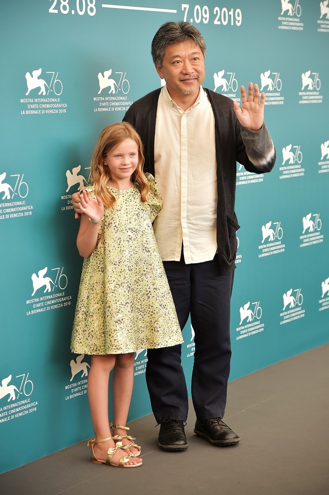 グルニエちゃんと監督会見・フォトコール『真実』第7６回ヴェネチア国際映画祭（C）Getty Images