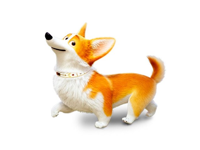 レックス『ロイヤルコーギー レックスの大冒険』（C）  2019 MOVI3D SPRL All Rights Reserved.（C）2019  Nwave