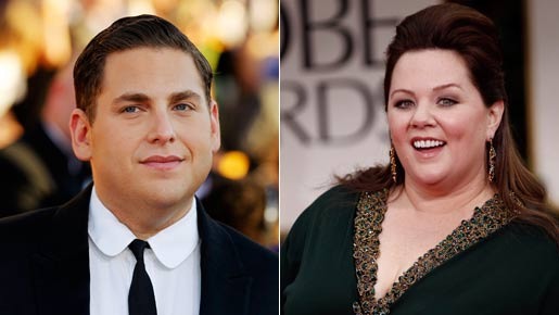 ジョナ・ヒル（左）＆メリッサ・マッカーシー　-(C)ロイター/AFLO -(C)AP/AFLO