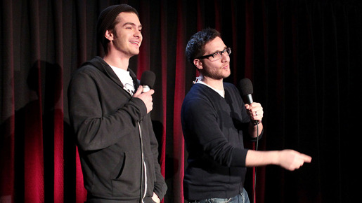 『アメイジング・スパイダーマン』サテライト中継の様子（ニューヨーク）