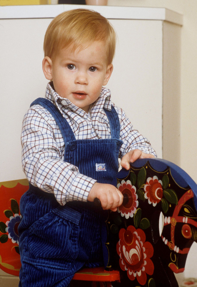 ヘンリー王子の幼少期 (C) Getty Images